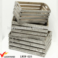 Crack Rustic Finish Antique Small Wood Crates Box